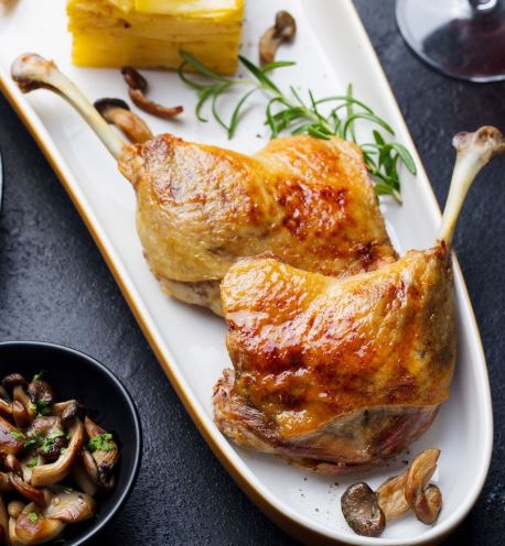 Confit de canard plat
